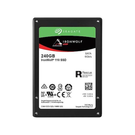 Seagate IronWolf 110 240GB 2.5in. SATA 6Gb/s Solid State Drive (3D TLC) ZA240NM10011